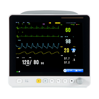 Yonker Vet Monitor Touch Screen ECTO2 Multiparameter Monitor Cardiac Monitor Bulit-in Printer