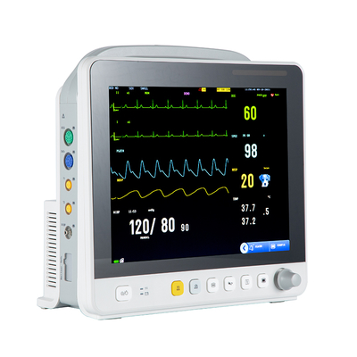 VE12 12.1 Inch Portable Veterinary Monitor Ecg Monitor Yonker 2 Hour 3 Level Audio/visual Alarm Veterinary Monitoring Instrument