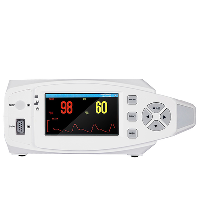 Yonker 4.3 Inch Vm5 Portable Multiparameter Veterinary Monitor De Signos Vitales S-T Segment Analysis Vet Monitor Medicine