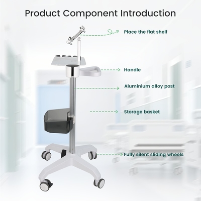 Yonker Trolley for Medical Device Equipment Medical Trolley Car Medical Ultrasound Trolley Cart